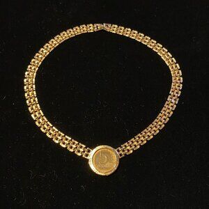 Vintage Russian Rubles Coin Necklace